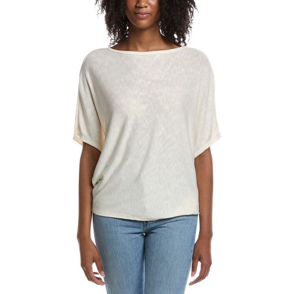 Michael Stars Womens  Lennon Top, White